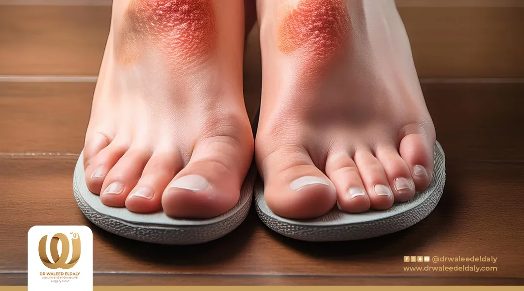 علاج فقاعات القدم السكري