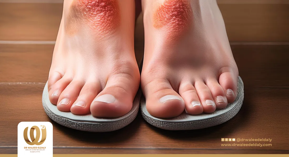 علاج فقاعات القدم السكري
